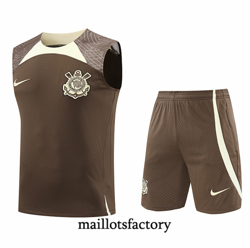 Soldes Maillot du Corinthians Debardeur 2024/25 Brun