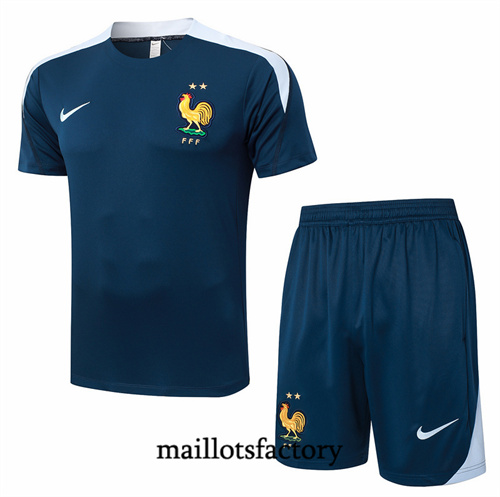 Site Maillot du France + Shorts 2024/25 Bleu Marine