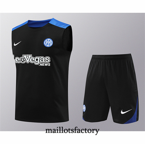 Site Maillot du Inter Milan Debardeur 2024/25 Noir