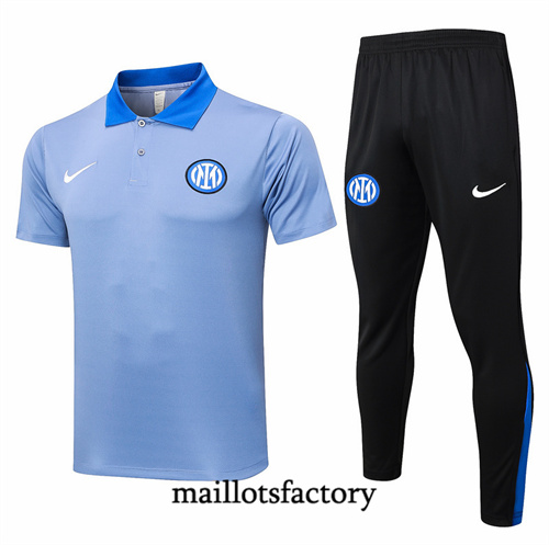 Grossiste Maillot du Inter Milan polo 2024/25 Gris