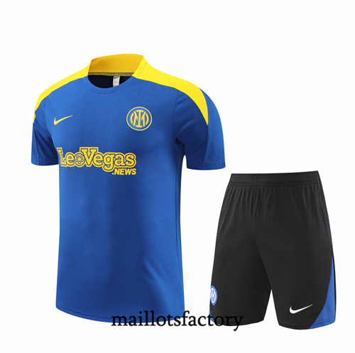 Achetez Maillot du Inter Milan Enfant + Shorts 2024/25 Bleu