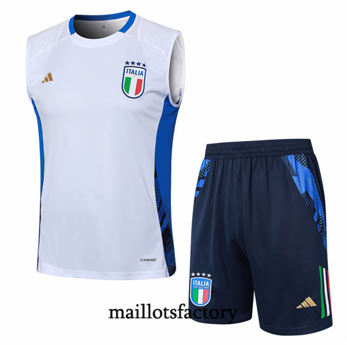 Site Maillot du Italie Debardeur 2024/25 Blanc