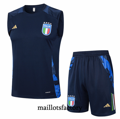 Achat Maillot du Italie Debardeur 2024/25 Bleu Marine