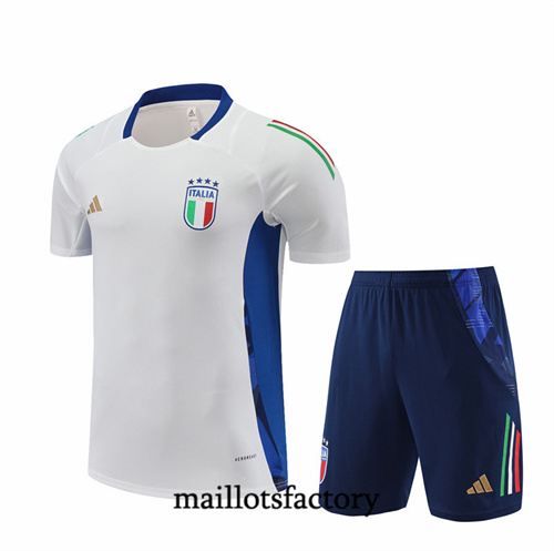 Soldes Maillot du Italie + Shorts 2024/25 Blanc