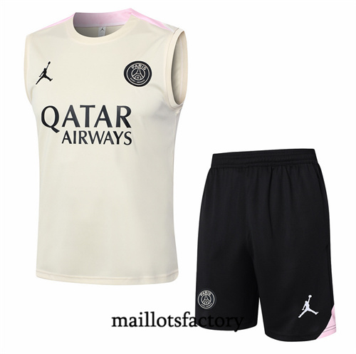 Site Maillot du PSG Debardeur 2024/25 Jaune