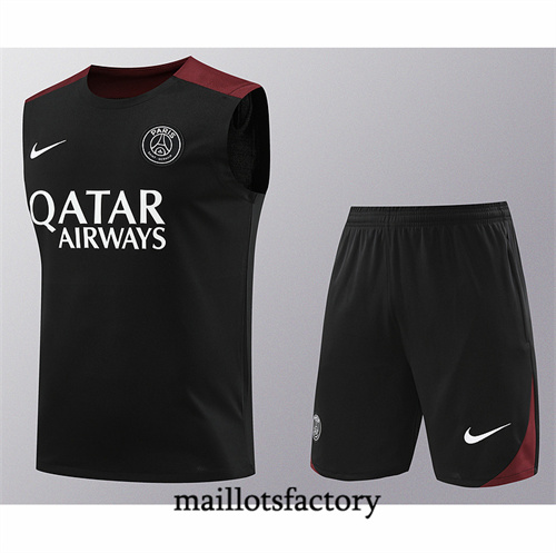 Soldes Maillot du PSG Debardeur 2024/25 Noir