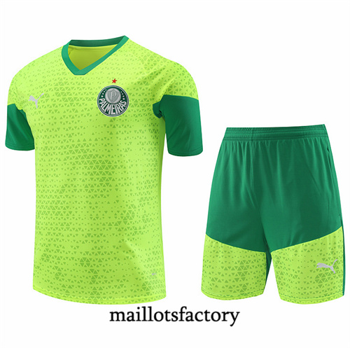 Grossiste Maillot du Palmeiras + Shorts 2024/25 Jaune