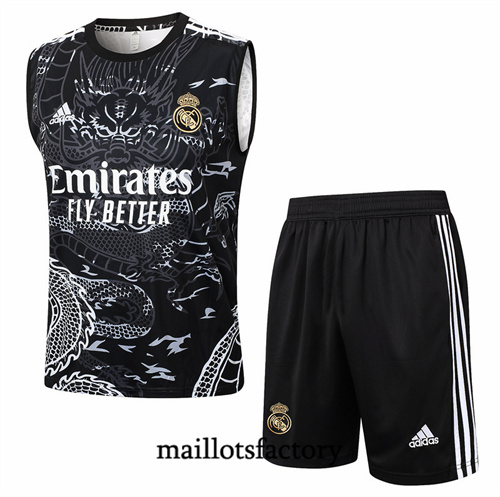 Site Maillot du Real Madrid Debardeur 2024/25 Noir