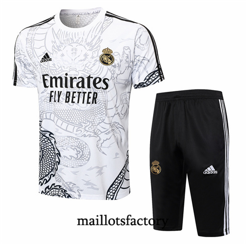 Soldes Maillot du Real Madrid + Shorts 2024/25 Blanc