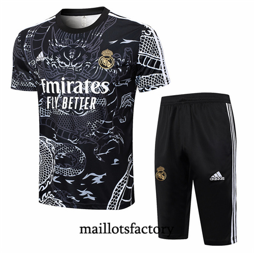 Grossiste Maillot du Real Madrid + Shorts 2024/25 Noir