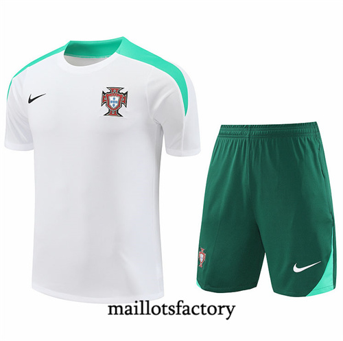 Achetez Maillot du portugal + Shorts 2024/25 Blanc