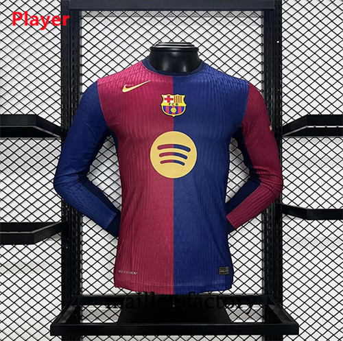 Grossiste Maillot du Player Barcelone 2024/25 Domicile Manche Longue