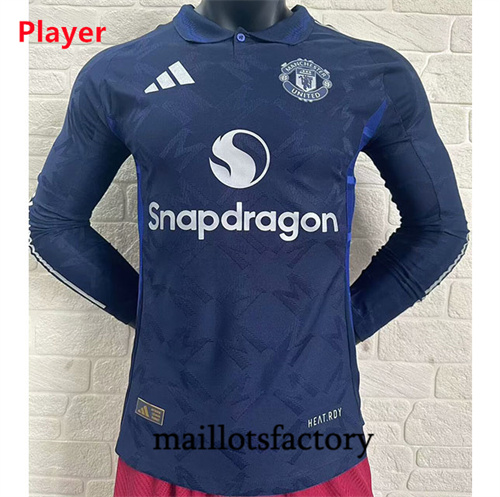 Soldes Maillot du Player Manchester United 2024/25 Exterieur Manche Longue