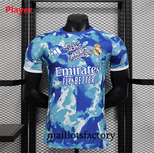 Grossiste Maillot du Player Real Madrid 2024/25 Special Bleu