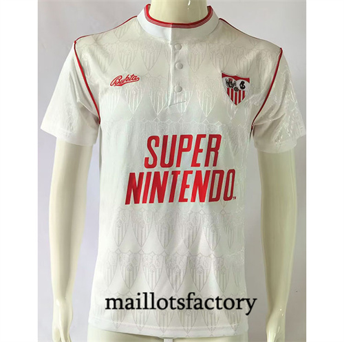 Soldes Maillot du Retro Seville 1991-92 Domicile