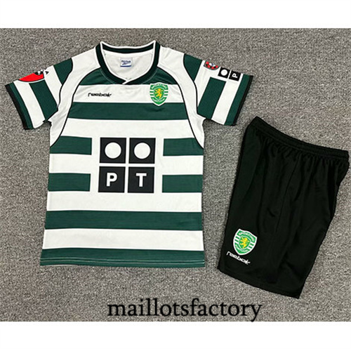 Achetez Maillot du Retro Sporting CP Enfant 2001-03 Domicile