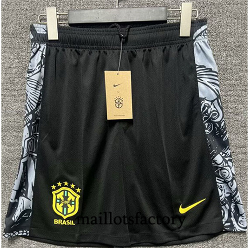 Soldes Maillot du Brésil Short 2024/25 Noir