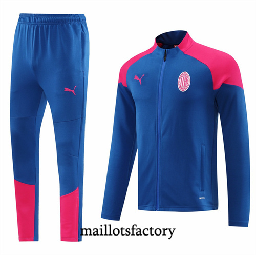 Site Veste Survetement AC Milan 2024/25 Bleu