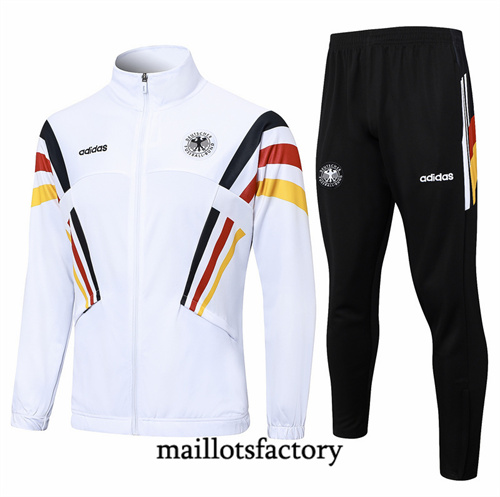 Achat Veste Survetement Allemagne 2024/25 Blanc