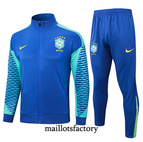 Site Veste Survetement Brésil 2024/25 Bleu