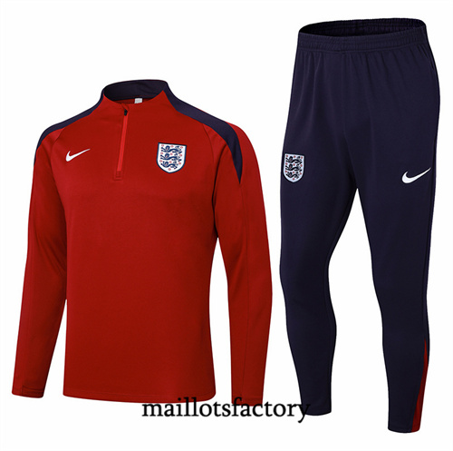 Soldes Survetement Enfant Angleterre 2024/25 Rouge