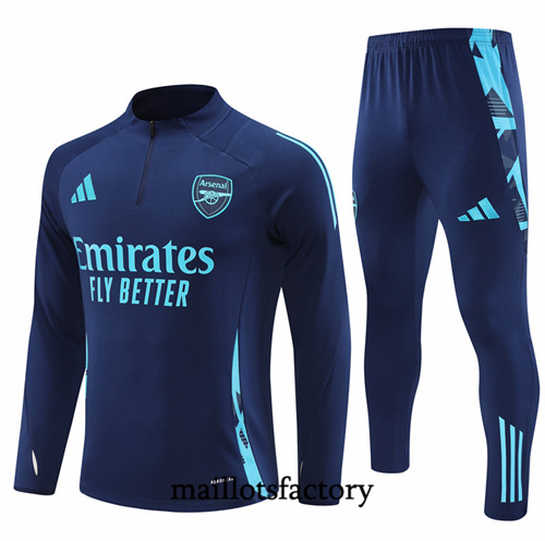 Grossiste Survetement Enfant Arsenal 2024/25 Bleu Marine