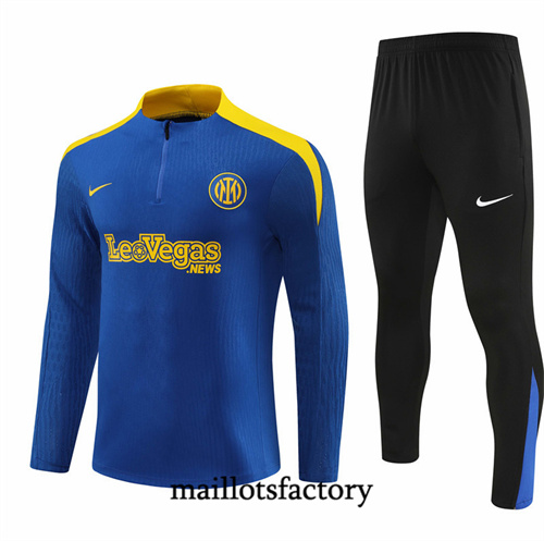 Grossiste Survetement Enfant Inter Milan 2024/25 Bleu