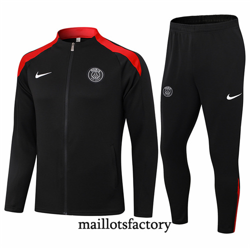 Grossiste Veste Survetement PSG 2024/25 Noir