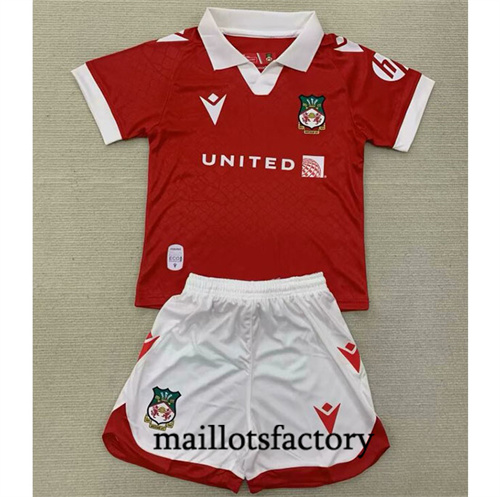 Grossiste Maillot du Wrexham Enfant 2024/25 Domicile