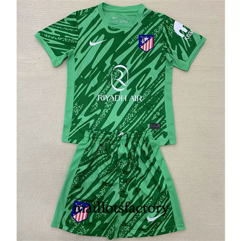 Soldes Maillot du Atletico Madrid Enfant 2024/25 Gardien De But Vert