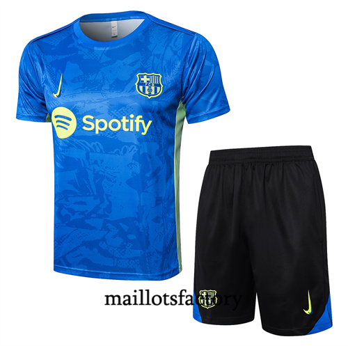 Achat Maillot du Barcelone + Shorts 2024/25 bleu