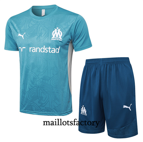 Achetez Maillot du Marseille + Shorts 2024/25 bleu