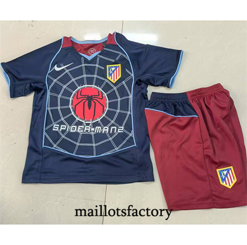 Nouveau Maillot du Retro Atletico Madrid Enfant 2004-05 Exterieur