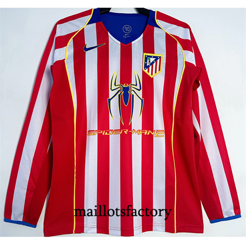 Achetez Maillot du Retro Atletico Madrid 2004-05 Domicile Manche Longue