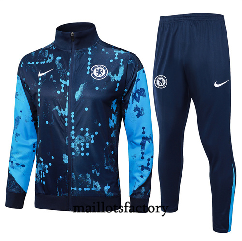 Nouveau Veste Survetement Chelsea 2024/25 bleu royal