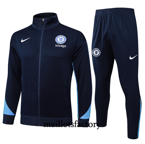 Site Veste Survetement Chelsea 2024/25 bleu marine