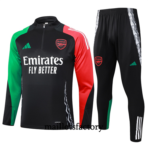 Soldes Survetement Enfant Arsenal 2024/25 noir