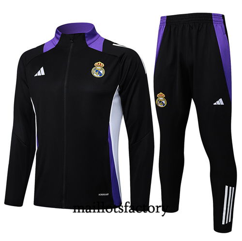 Achat Veste Survetement Real Madrid 2024/25 noir