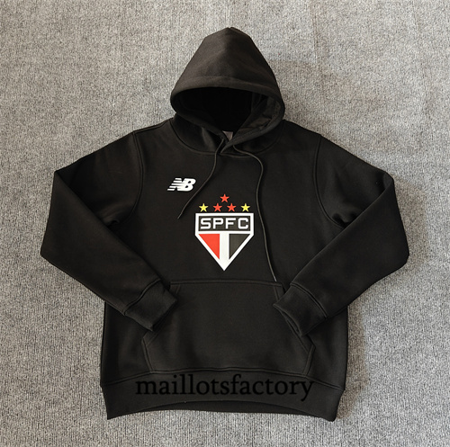 Nouveau Veste Sweat A Capuche Sao Paulo 2024/25 noir