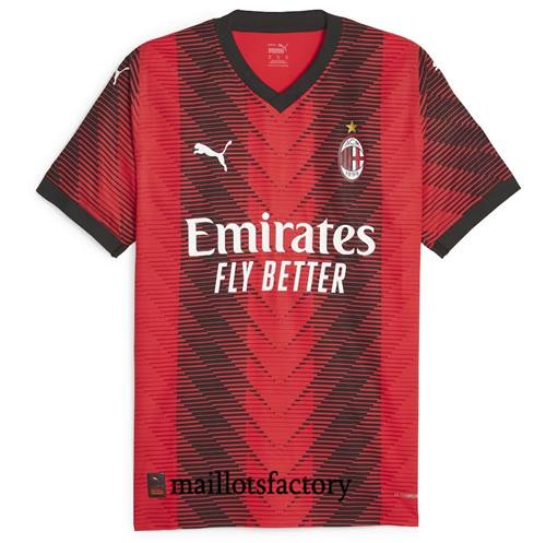 Achat Maillot du AC Milan 2023/24 Domicile Rouge fac tory s0294