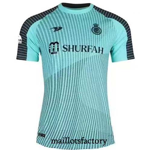 Maillots factory 23409 Maillot du Al-Nassr FC 2022/23 Gardien De But Bleu Pas Cher Fiable