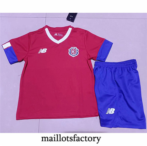 Maillots factory 23461 Maillot du Costa Rica Enfant 2022/23 Domicile Pas Cher Fiable