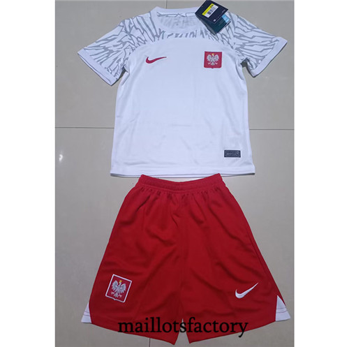 Maillots factory 23465 Maillot du Pologne Enfant 2022/23 Domicile Pas Cher Fiable