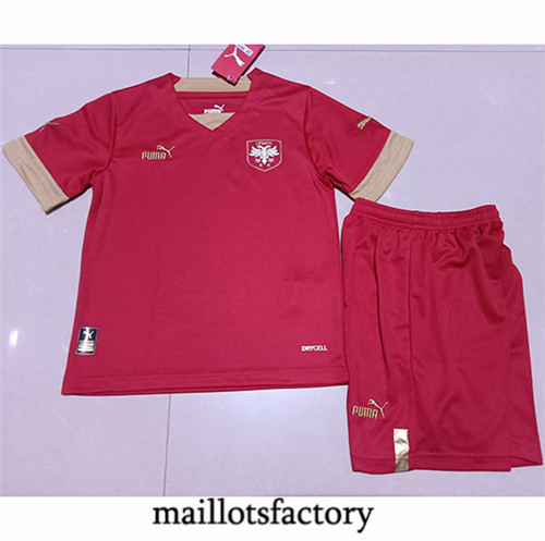 Maillots factory 23467 Maillot du Serbie Enfant 2022/23 Domicile Pas Cher Fiable