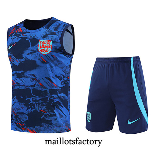 Achat Maillot du Angleterre Debardeur 2022/23 Bleu fac tory s0386