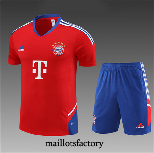 Achat Maillot du Bayern Munich Enfant + Short 2022/23 rouge fac tory s0329