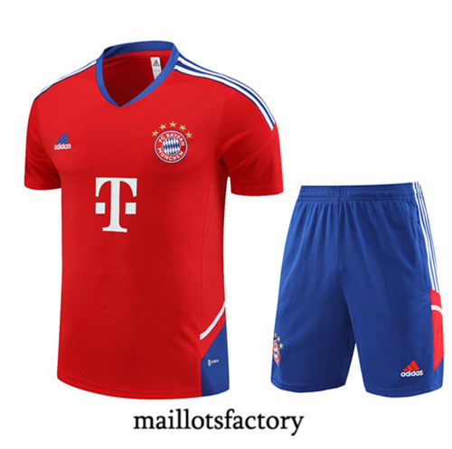 Achat Maillot du Bayern Munich + Short 2022/23 rouge fac tory s0330