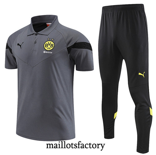 Achat Maillot du Borussia Dortmund 2022/23 gris fac tory s0338