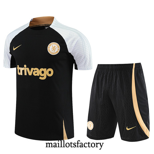 Achat Maillot du Chelsea + Short 2023/24 noir fac tory s0447