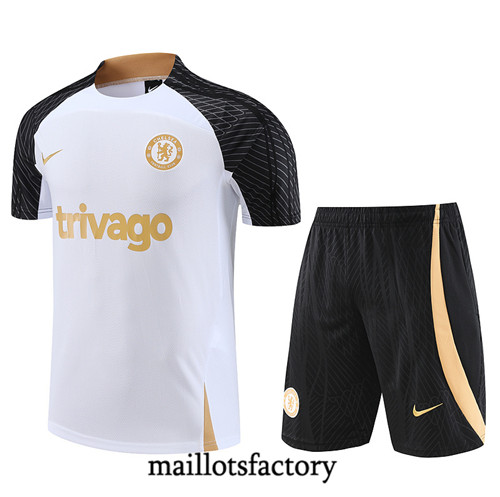 Achat Maillot du Chelsea + Short 2023/24 Blanc fac tory s0448